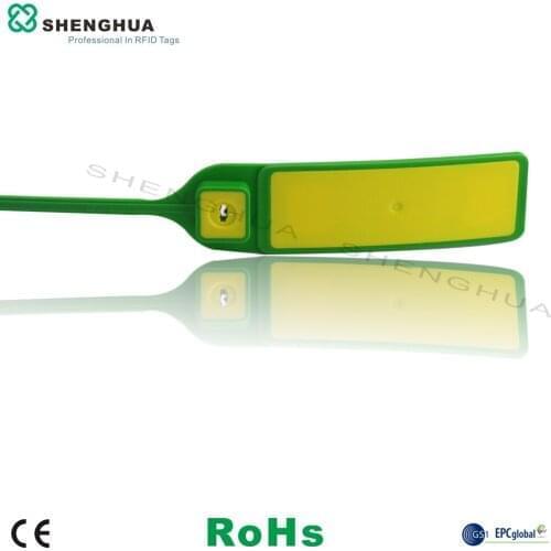 100pcs/pack Manufacture RFID Seal Adjustable Plastic RFID UHF Ailen H3 Chips Cable Zip Pull Tie Lock For Asset Management