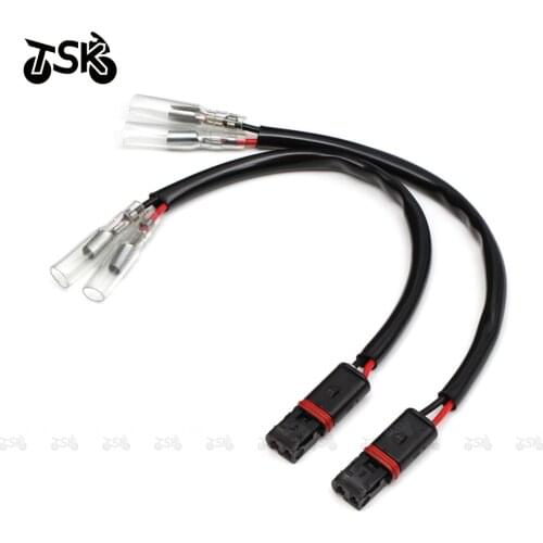 Motorcycle accessories Turn Signal Wiring Harness Connectors Adapter Plug For BMW