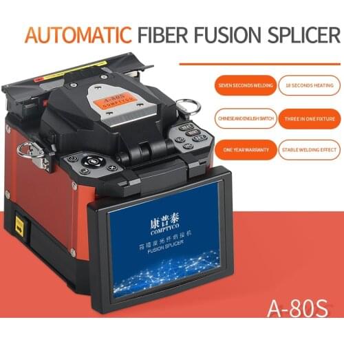 A-80S Orange Automatic Fusion Splicer Machine Fiber Optic Fusion Splicer Fiber Optic Splicing Machine