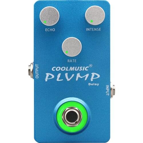 Coolmusic Full Mental Shell 9V Delay Guitar Pedal Bass Guitar Effects Pedal