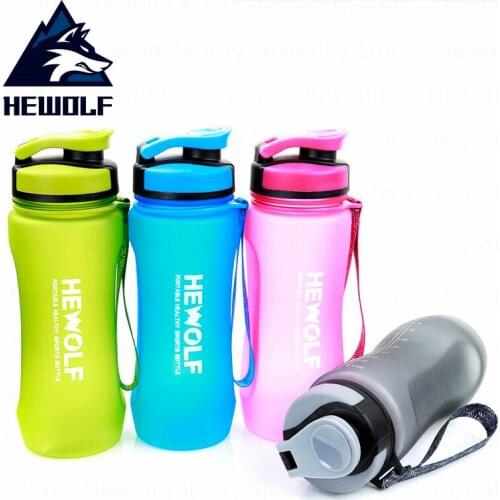 Hewolf Camping 600ML Water Bottle Ultralight Portable Water Cup Outdoor Hiking Running Climbing Camping Sports Water Bottle
