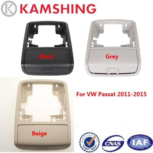 CAPQX For VW Passat 11-15 Car Interior Roof Sunglass Box Inner Front Dome Light Ceiling Reading Lamp Frame Shell Storage Holder