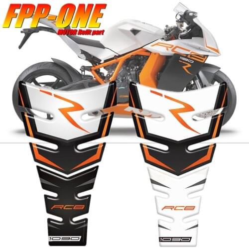 FOR KTM RC8 1090 Adventure R Specs Motorcycle Tank Pad Protector 3D Gel Sticker Decal Carbon Fiber
