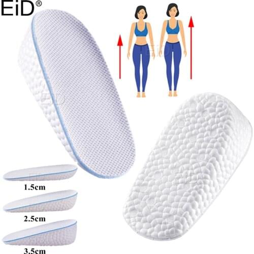 EiD EVA Memory Foam Invisible Height Increased Insoles for Women Shoes Inner Sole Shoe Insert Lift Heel Comfort Heighten Insoles