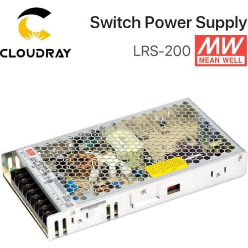 Meanwell LRS-200 Switching Power Supply 12V 24V 36V 48V 200W Original MW Taiwan Brand LRS-200-24