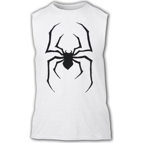 MERCHANDMANIA T-shirt A3 sleeveless spider LOGO SUPER hero man unisex Boy polyester sports technique offer