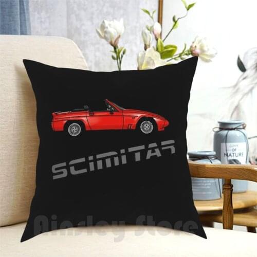 Reliant Scimitar Ss1 Pillow Case Printed Home Soft Throw Pillow Fiberglass Wedge Reliant Scimitar Ss1 Scimitar Ss1