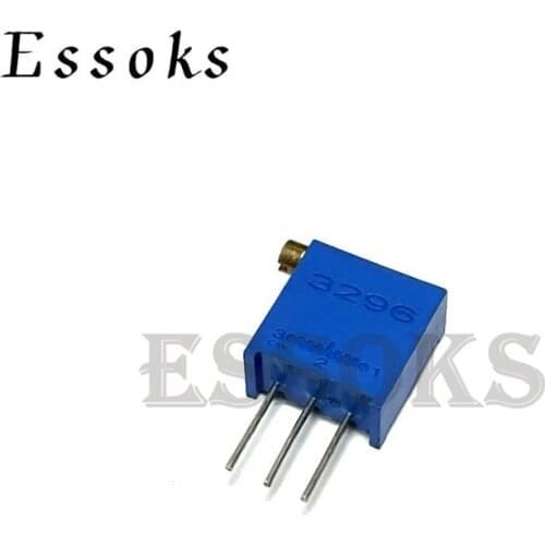 10pcs 3296X 3296 50 100 200 500 1K 2K 5K 10K 20K 50K 100K 200K 500K 1M ohm W103 102 103 104 50R 100R 200R 500R Potentiometer