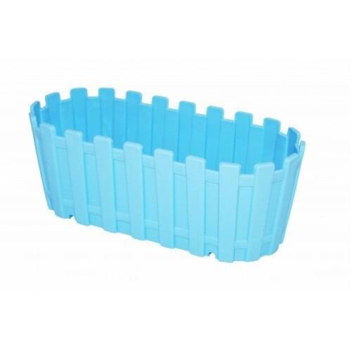 SAMPURHCASE Flower Pot Balcony 30cm Blue 27612S