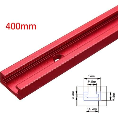 Tool Miter Jig T-Slot Track Router Table Aluminium Alloy 300-600mm T-Track