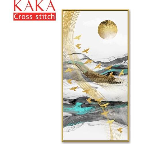 Cross stitch kits,Embroidery needlework sets with printed pattern,11CT-canvas for Home Decor Painting,Cartoon Full NCKC037