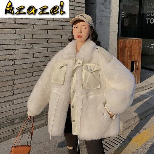 Real Female Leather Jacket Winter Clothes Women 100% Wool Fur Coat Motorcycle 2020 Abrigo Mujer PD191501 Pph1075