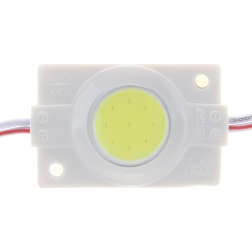 100pcs DC12V COB Injection LED Module 2.4W Advertising Light white / warm warm