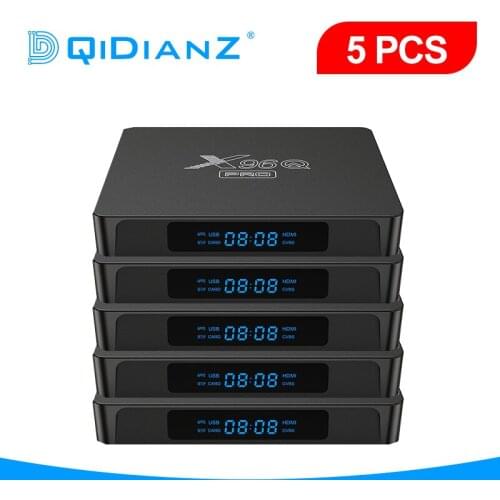 2021 New Arrival X96Q pro 5pcs TV BOX android 10.0 Allwinner H313 2.4&5G WIFI Media Player Youtube set top box pk x96 h96 hk1