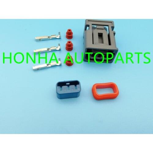 3 Pin/Way Female Ignition Coil Plug Waterproof Automotive Connector Socket Housing