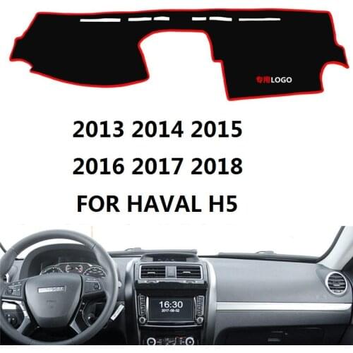 Anti-UV Dashboard Cover Dashmat Mat Pad Car Styling Sun Visor Shade Carpet For Great Wall Haval H5 2013-2018