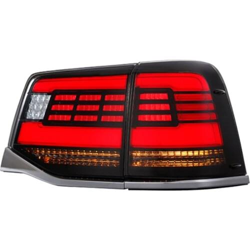 Car Styling case For Toyota Land Cruiser LC200 2016 -2019 2020 TAIL Lights All LED Fog taillight Rear Lamp dynamic turn signal