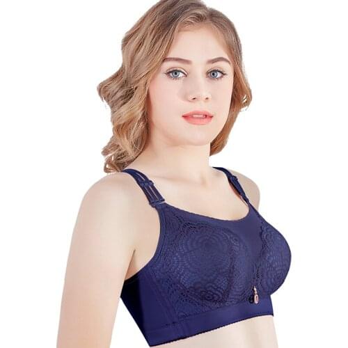 Push Up Bra Big Size Chest Sexy Brassiere Lace Bralette Large Cup Plus Size Bras For Women Intimates