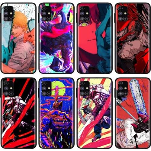 Anime Chainsaw Man For Samsung Note 20 10 8 9 M02 M31 S M60S M40 M30 M21 M20 M10S F62 M01 Ultra Pro Plus Phone Case