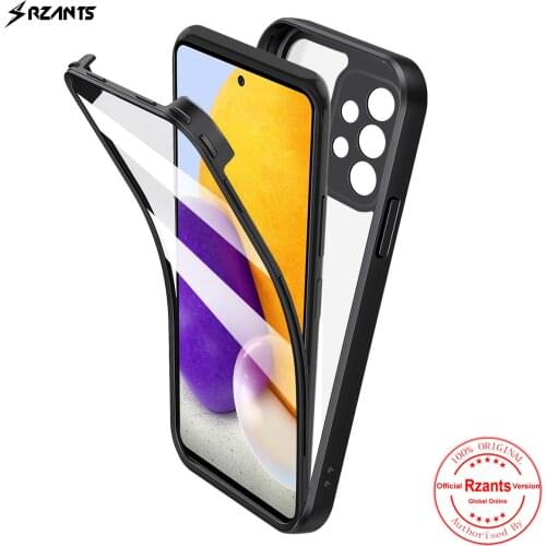 Rzants For Samsung Galaxy A52 A72 Case [360 Full Body] Bettle Clear Cover WITHOUT Built in Screen Protector Casing