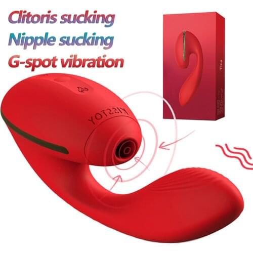 Heating Free To Bend G-spot Vibration Nipple Sucker Clitoris Stimulator Famale Masturbation Dildo Vibrator Sex Toys For Woman