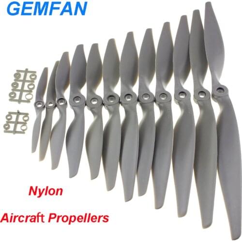 4pcs/lot Gemfan Apc Nylon Propeller 5x5/6x4/7x5/8x4/8x6/9x6/10x5/10x7/11x5.5/12x6/13x6.5/14x7 Props For RC Model Airplane