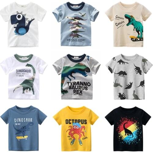 Girls Clothes Cotton Tops Tees T Shirt Toddler Infant Kids Short Sleeve Baby Fashion Printed Fruit Boys Clothing