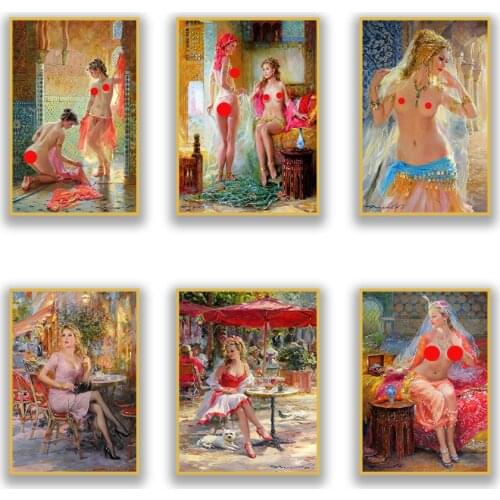 Famous Painter Konstantin Razumov Works Poster Body Art Canvas Painting Home Decore Mural Bedroom Wall Decoration Accessories
