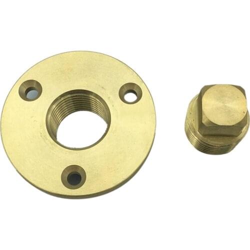 NEW-Brass Drain Plug Bronze Garboard Marine Boat Yacht Screw Drain Plug 1 Inch Mounting Hole Fishing