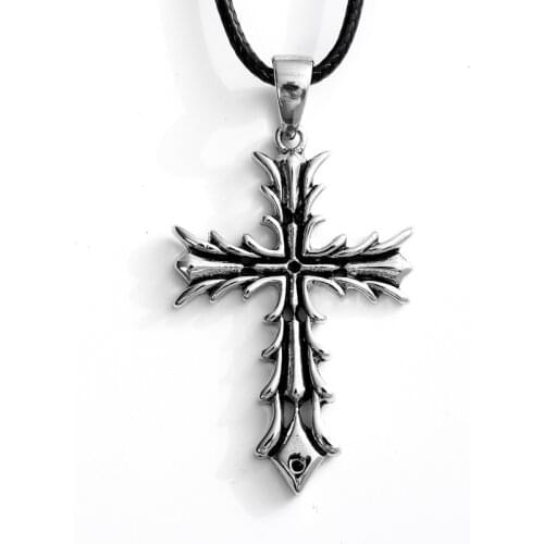 New popular accessories Nordic style cross pendant European and American fashion necklace