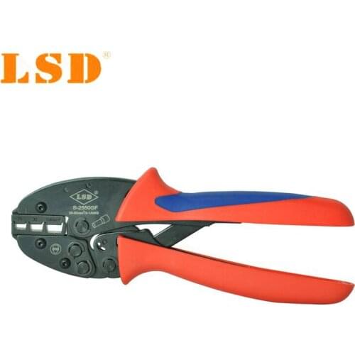 Terminal crimping plier for wire cable end sleeve 25-50mm2 hand tool crimper S-2550GF