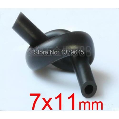 7x11mm 7mm ID 11mm OD FKM hose,Fluorine rubber tube, fluororubber FPM viton tube