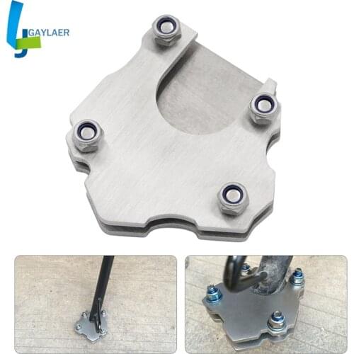 Universal Motorcycle Scooter Kickstand for Bmw Kawasaki Yamaha Suzuki Honda KTM Foot Side Stand Enlarge Pad Support Plate