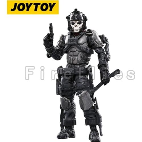 1/18 JOYTOY 3.75inches Action Figure Skeleton Forces Grim Reapers Vengeance C Anime Collection Model Toy For Gift Free Shipping