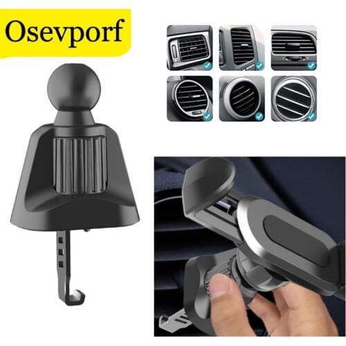 Car Air Vent Clip Ball Head Phone Holder Base Support Magnetic Suction Gravity Stands Accessories Car Cellphone Charger Bracket