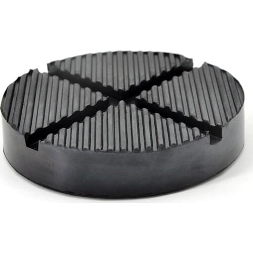 Car Lift Jack Bracket Pad Black Rubber Slotted Floor Mat Frame Rail Adapter Is Used To Protect The Chassis System On Most Vehicl