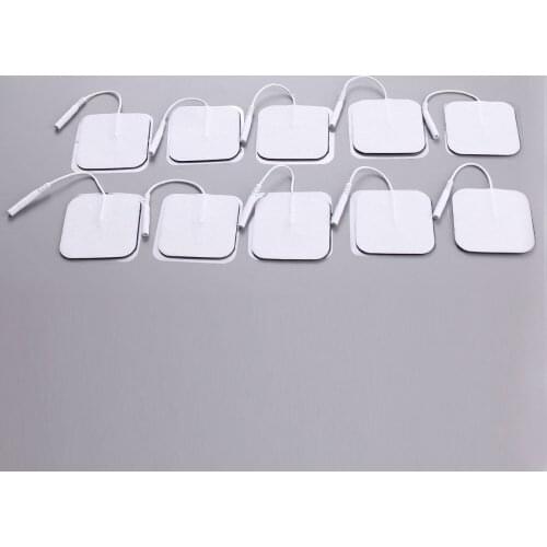 Free Shipping 20pcs/lot 4*4cm Tens Electrode Pads for Slimming Massager Digital Therapy Machine Massager