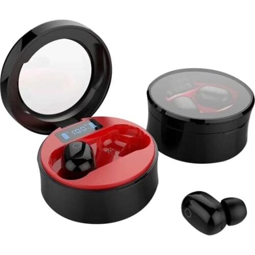 Bluetooth headset TWS wireless touch your ears with digital display running power stereo headphones