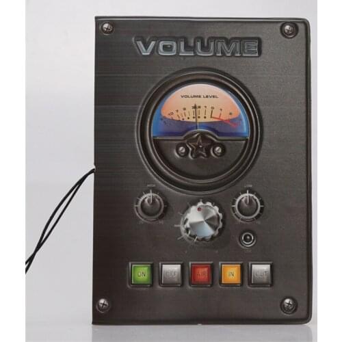 Black Volume Controller Passport Holder For men,3D Design PVC Leather Travel Passport Cover 14*9.6CM