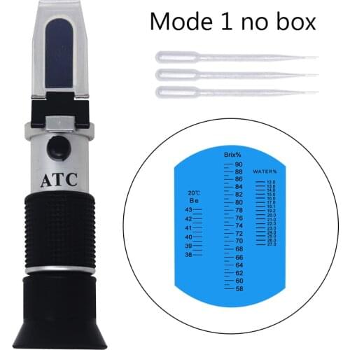 Hydrometer Brix Honey Refractometer For Honey Tester Moisture Meter For Honey High Concentration Be 12-27% Water Brix Tester