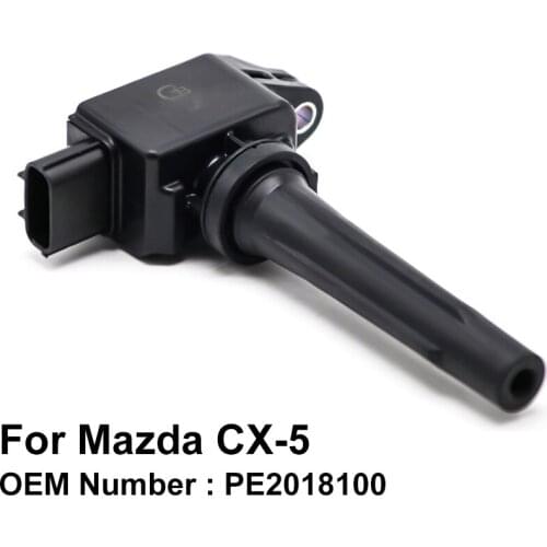 COWTOTAL Ignition Coil for Mazda CX-5 Engine Code PE 2.0L OEM PE2018100 ( Pack of 4 )