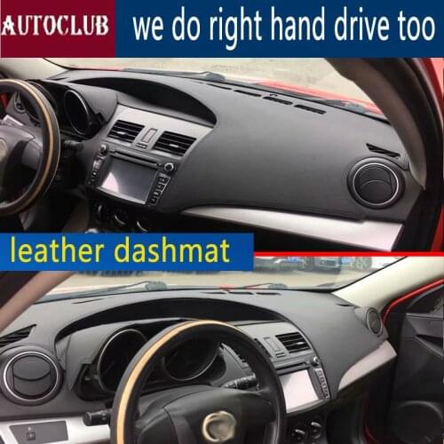 For Mazda3 Mazda 3 Axela BL 2009 2010 2011 2012 2013 Leather Dashmat Dashboard Cover Car Dash Mat SunShade Carpet accessories
