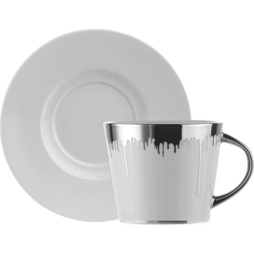 Kütahya Porcelain 10751 Toledo 2 Person Coffee Cup Set Turkish Coffee Espresso Special Gift Box Made in Turkey %100 Original