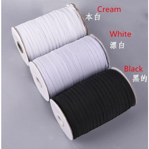 Masks Elastic Cartridge Black-and-White Stretch 0.3CM-1.2cm Rubber Band Masks Elastic band