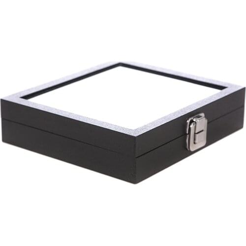 Transparent Window 36 Slots Rings Jewelry Pendant Display Organizer Tray Holder Jewelry Storage Case Jewelry Box Showcase