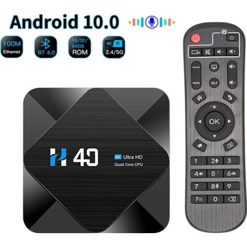 H40 Android 10 TV BOX H616 Quad Core CortexA53 4GB 64GB Up to 1.5GHz 6K Wifi 2.4G / 5G Media Player Smart Android Tv box