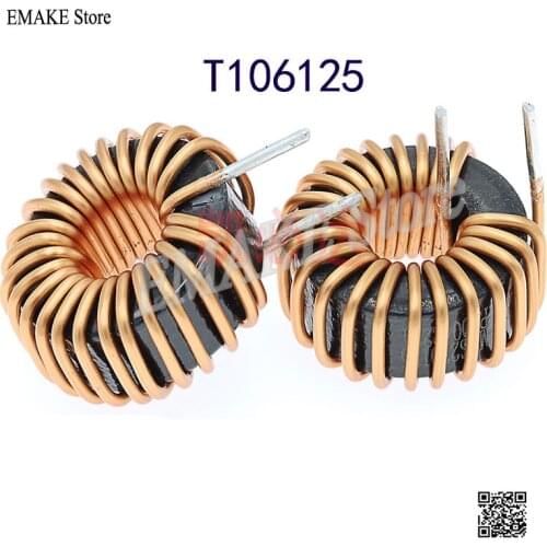 High Current Magnetic Ring Inductance 106125-100UH 20A 1.5 Wire Energy Storage Inductance Ring Inductance Choke Coil