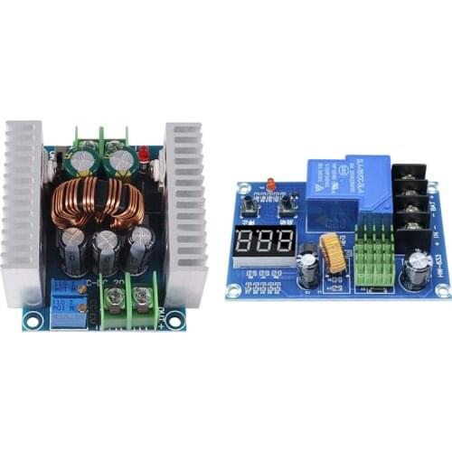 XH-M604 60V Battery Charging Controller Protection Switch With 6-40V To 1.2-36V Voltage Regulator Power Supply Module