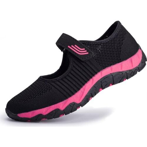 2019 Summer Autumn Light Comfort Breathable Mother Shoes Casual Shoes Flat Non-slip Women Sneakers Shoes Woman Casual Sneakers