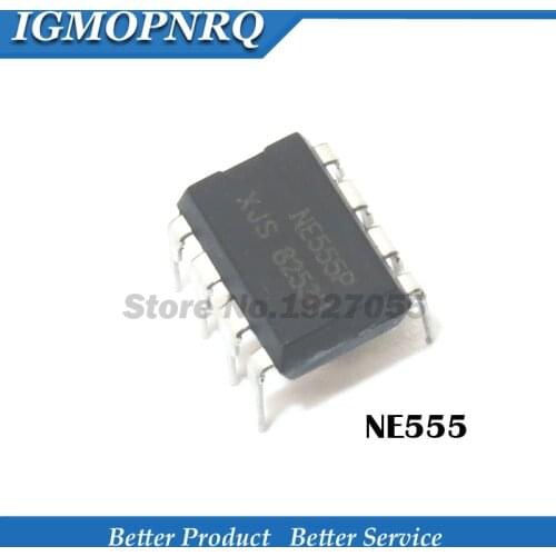 10PCS NE555P DIP-8 555P DIP-8 NE555N NE555 DIP-8 new